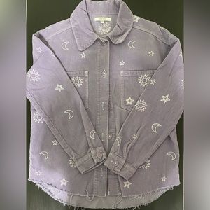 PacSun Purple Oversized Corduroy Jacket